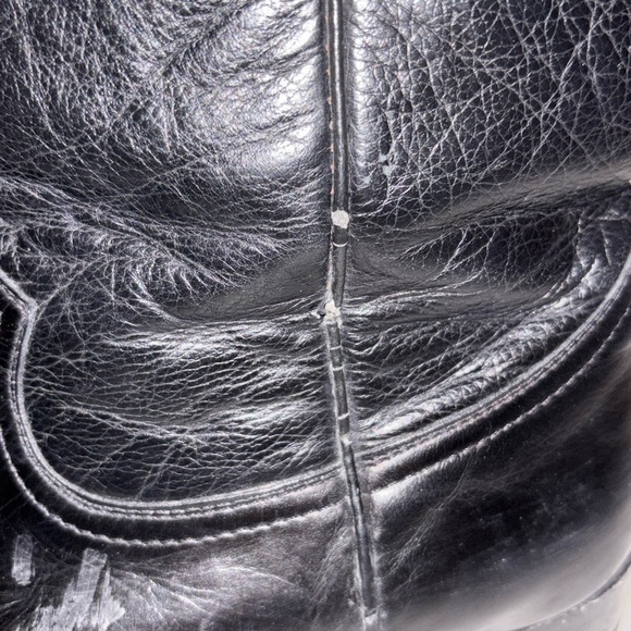 AGUILA Cowboy Boots Black Leather MEXICO US 11 - Picture 9 of 11